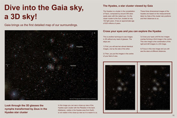 Dive into the Gaia sky poster